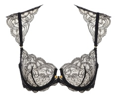 Lv-s61 scarlett biustonosz miękki soft le vernis czarny 