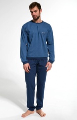 308/161 n y-ork piżama męska dł rękaw, dł spodnie cornette - jeans 