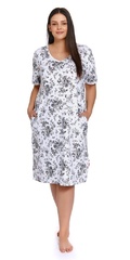 4258 koszula nocna plus size doctor nap - graphite