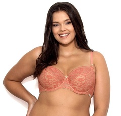 Greta biustonosz półusztywniany semi soft nipplex - ceglasty