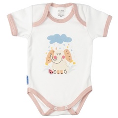 Little explorer body niemowlęce krótki rękaw martex zielony