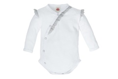 03222t white angelo body baby z długim rękawem makoma tiul biały