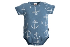 03226krn blue sea body z krótkim rękawem makoma niebieski