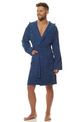 2103 szlafrok męski frotte l&l - navy 