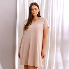 9233 koszula nocna plus size doctor nap - beige