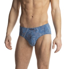 M-933 cl slipy męskie lama granatowy-jeans