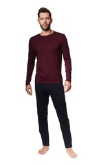 39233 musk piżama męska henderson - maroon