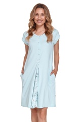 9703 koszula nocna do karmienia doctor nap - pool blue
