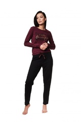 39212 zanzibar piżama damska henderson - maroon