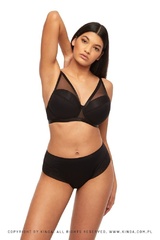 B-861/2 comfort figi damskie kinga czarny