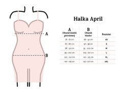 April halka satynowa koszulka damska dkaren - fiolet