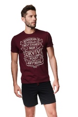 39257 alloy piżama męska henderson -83x maroon