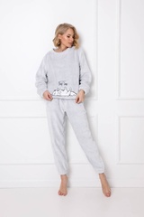 Marthine set soft piżama damska aruelle - grey