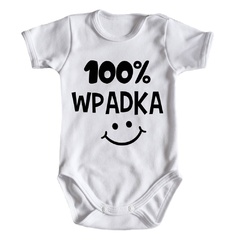 100% wpadka body krótki rękaw moocha czarny