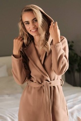 4135 szlafrok damski doctor nap - wood