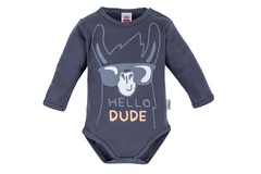 03227gdr hello dude body z długim rękawem makoma grafitowy 