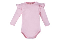 03228pdr rose bonica body z długim rękawem makoma pudrowy róż