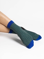 1118 op-art skarpetki 40 den fiore - sea green