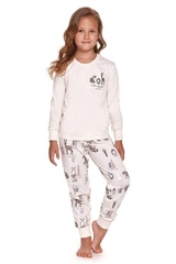 4325 piżama dziecięca unisex doctor nap - milk