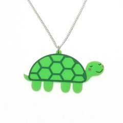 Naszyjnik punky pins - cute tortoise