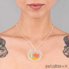 Naszyjnik punky pins - fish bowl