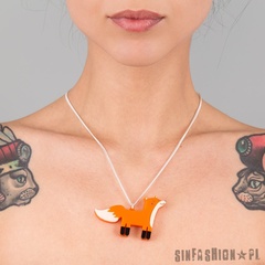 Naszyjnik punky pins - happy fox