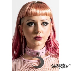 Naszyjnik killstar luna daze choker pastel pink