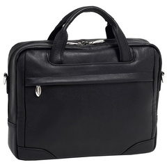Skórzana torba na laptopa 17 mcklein bridgeport 15475l czarna