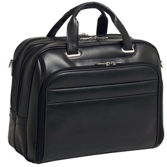 Męska torba skórzana na laptopa 17” mcklein springfield 86595 czarna