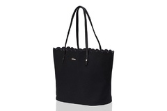 Torebka damska shopper falbanka milton ml05 czarna