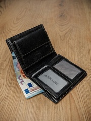Portfel męski skórzany rfid rovicky czarny