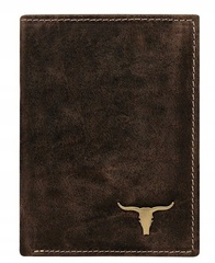 Portfel męski skórzany buffalo wild rm-03-baw brązowy