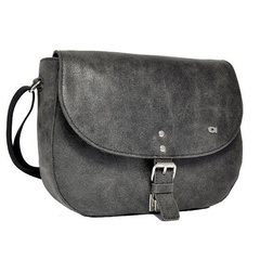 Skórzana torba unisex daag jazzy risk 158 czarna