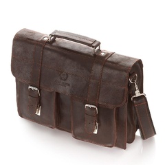 Torba teczka skórzana męska vintage paolo peruzzi 045-br c.brązowa