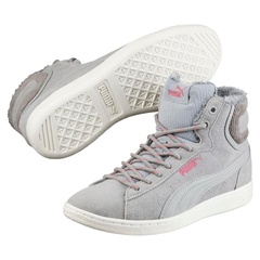 Buty sportowe damskie puma core vikky mid corduroy szare 36372903
