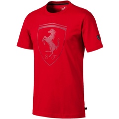 Koszulka męska puma motorsport ferrari big shield czerwona 59540802
