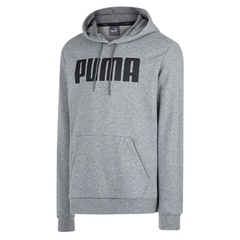 Bluza z kapturem męska puma core ess hoody tr big puma szara 85474702