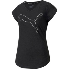 Koszulka damska puma core heather cat black czarna 51714720