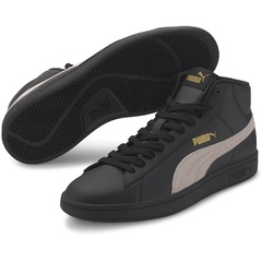 Buty męskie puma core smash v2 mid l black czarne 36692411
