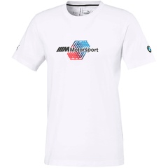 Koszulka męska puma motorsport bmw mms logo white biała 59519202