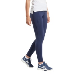 Legginsy damskie reebok sports ts lux tight 2.0 granatowe ft0818