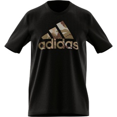 Koszulka męska adidas neo essential camo czarna gk9636