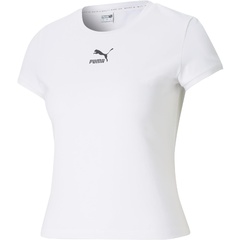 Koszulka damska puma prime classics fitted biała 59957702
