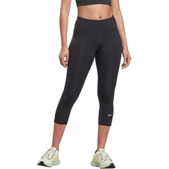 Legginsy damskie reebok sport 3/4 czarne ft1017