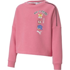 Bluza dziecięca puma prime x sega różowa 59631814