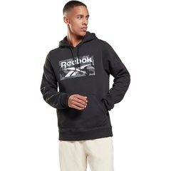 Bluza z kapturem męska reebok classics camo  czarna ha6315