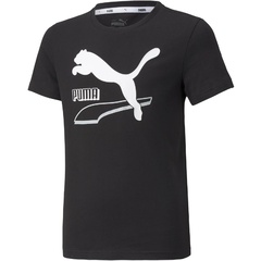 Koszulka chłopięca puma core alpha czarna 58925701
