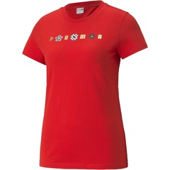 Koszulka damska puma prime czerwona 53287211