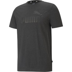 Koszulka męska puma core ess heather grafitowa 58673607
