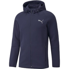 Bluza z kapturem męska puma core evostripe granatowa 58942406
